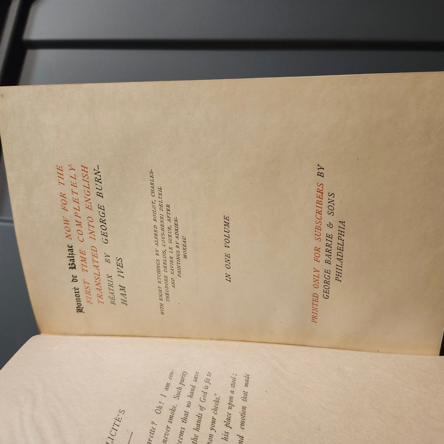 Honoré de Balzac Set