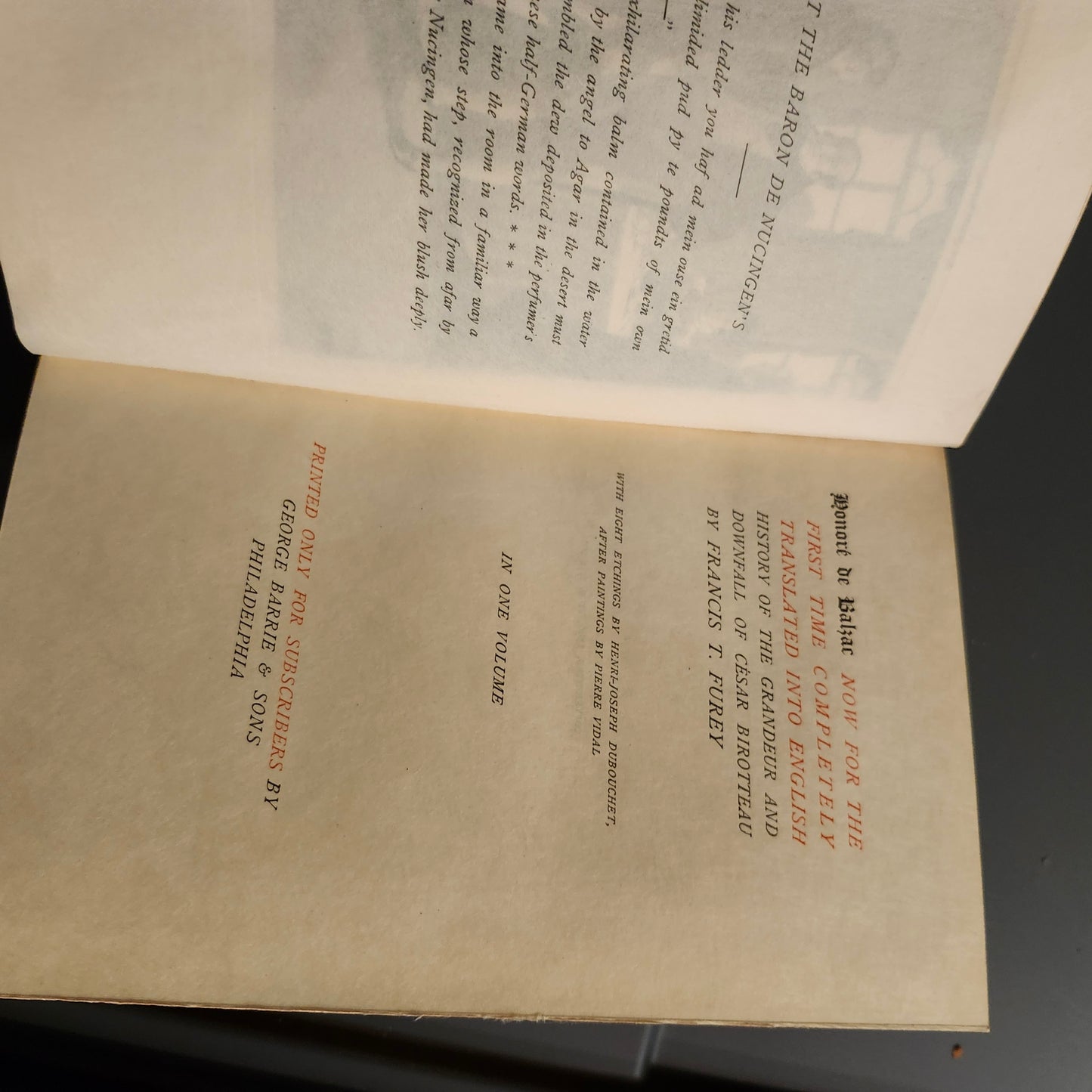 Honoré de Balzac Set