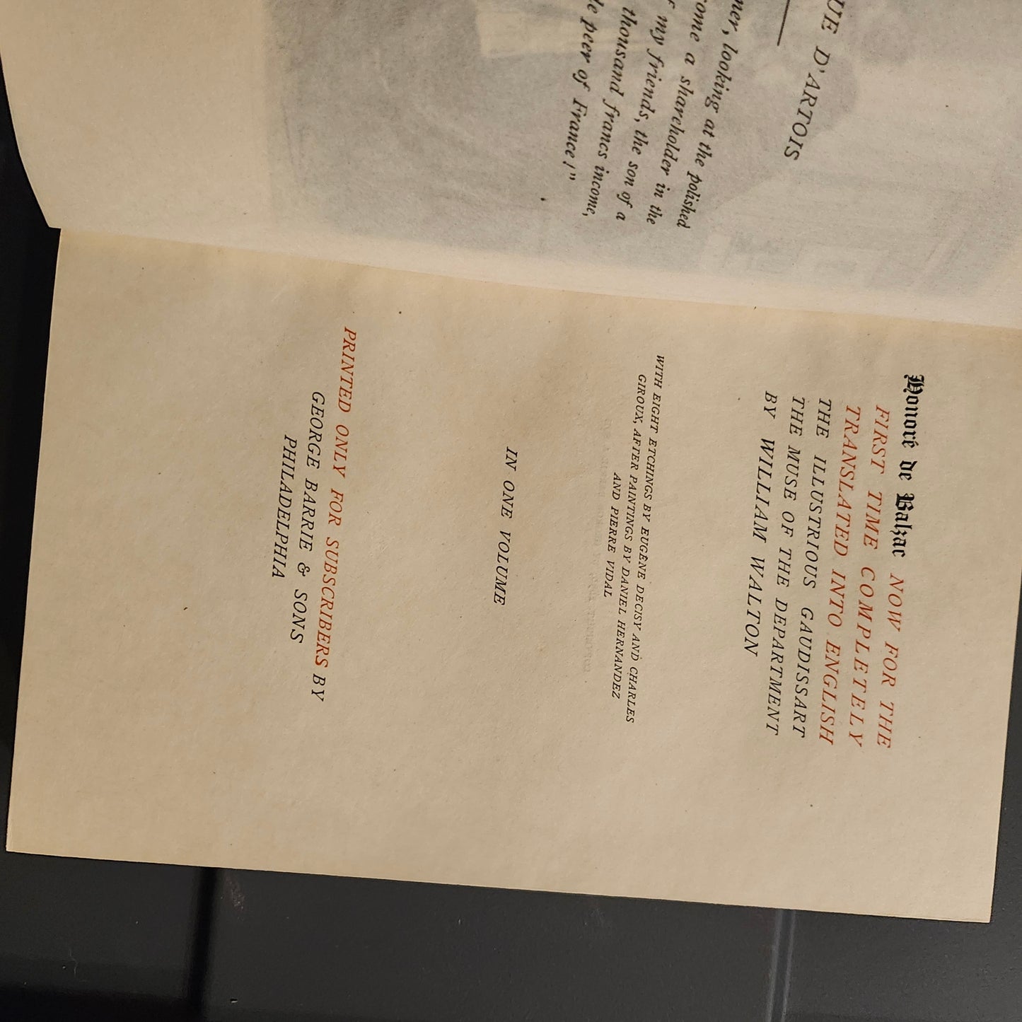 Honoré de Balzac Set