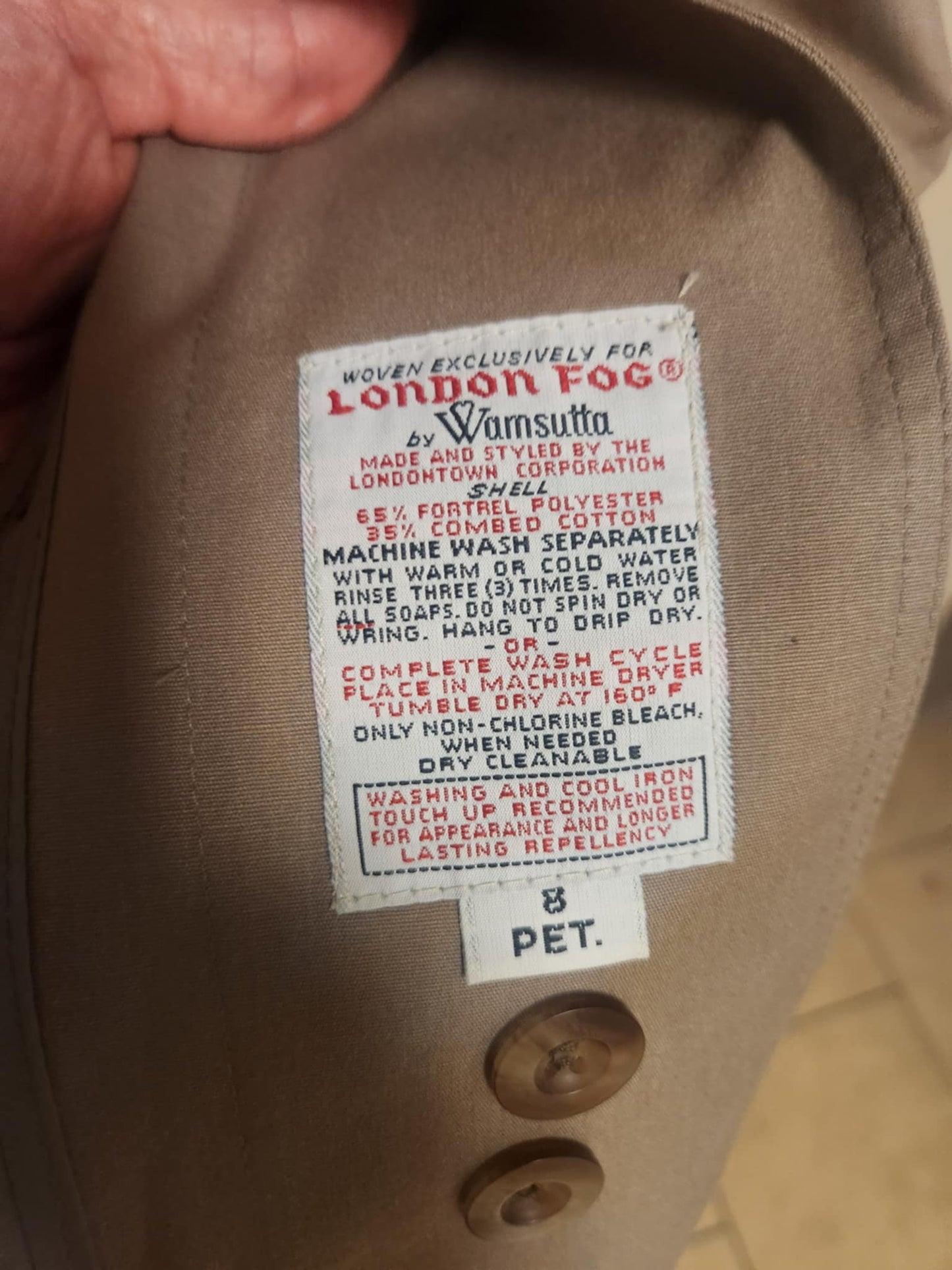 LONDON FOG COAT