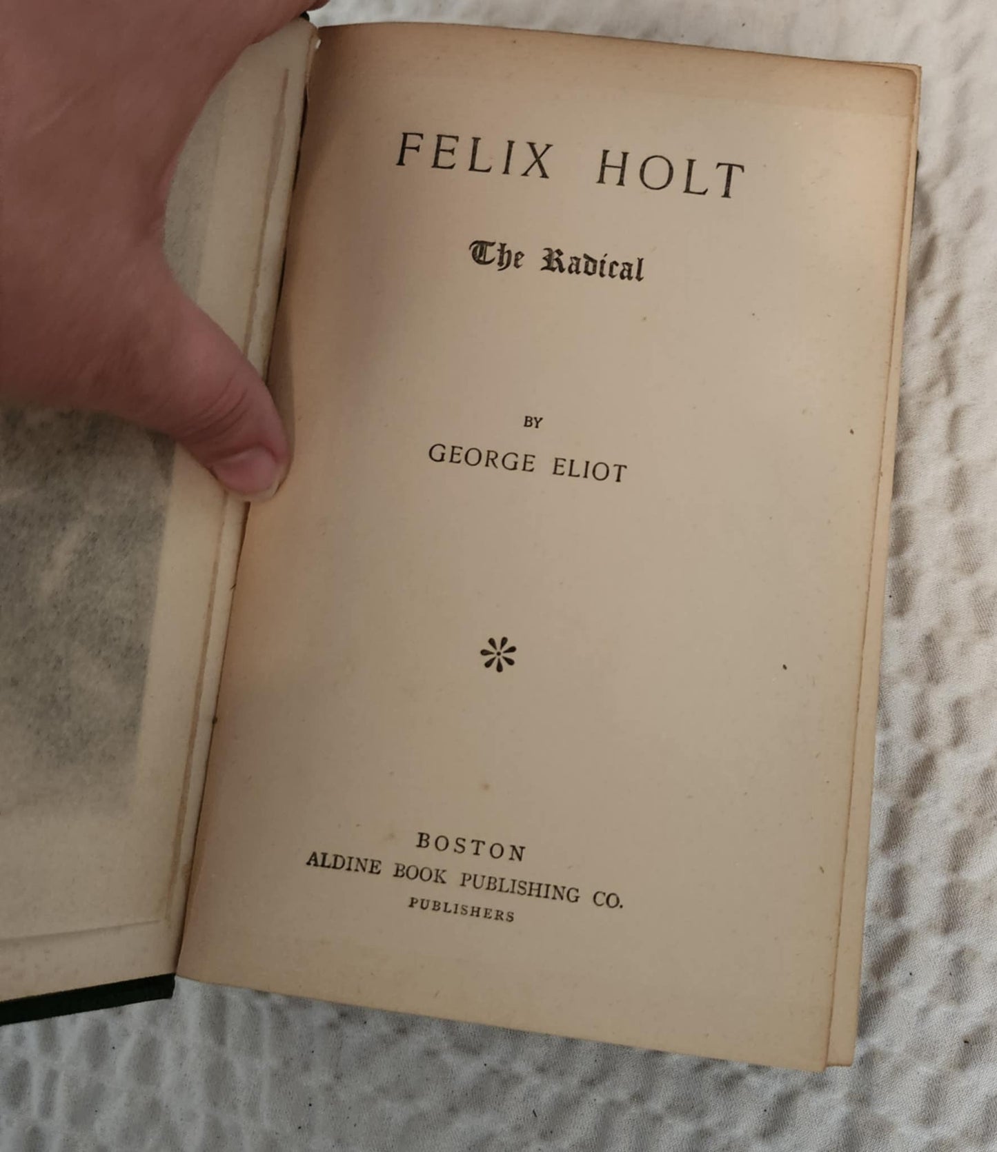 GEORGE ELIOT set