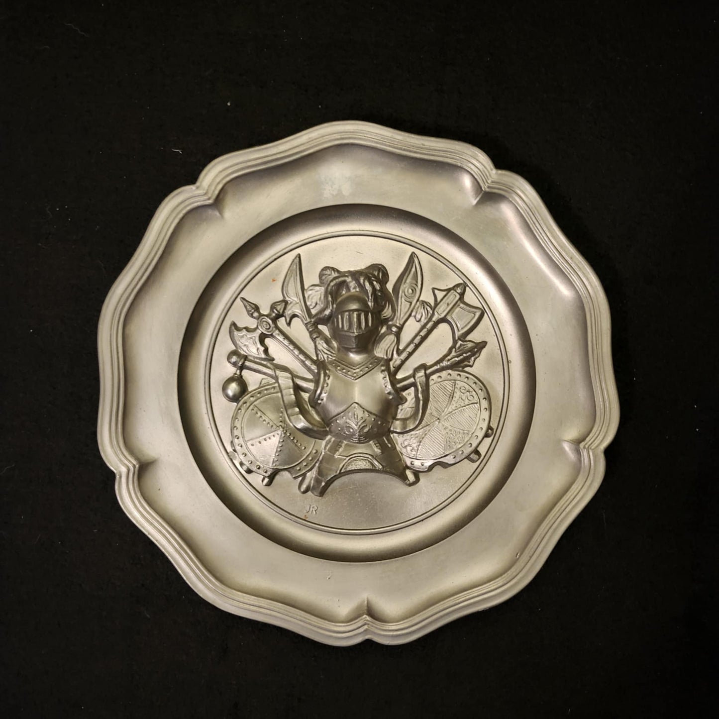 GERMAN PEWTER PLATES