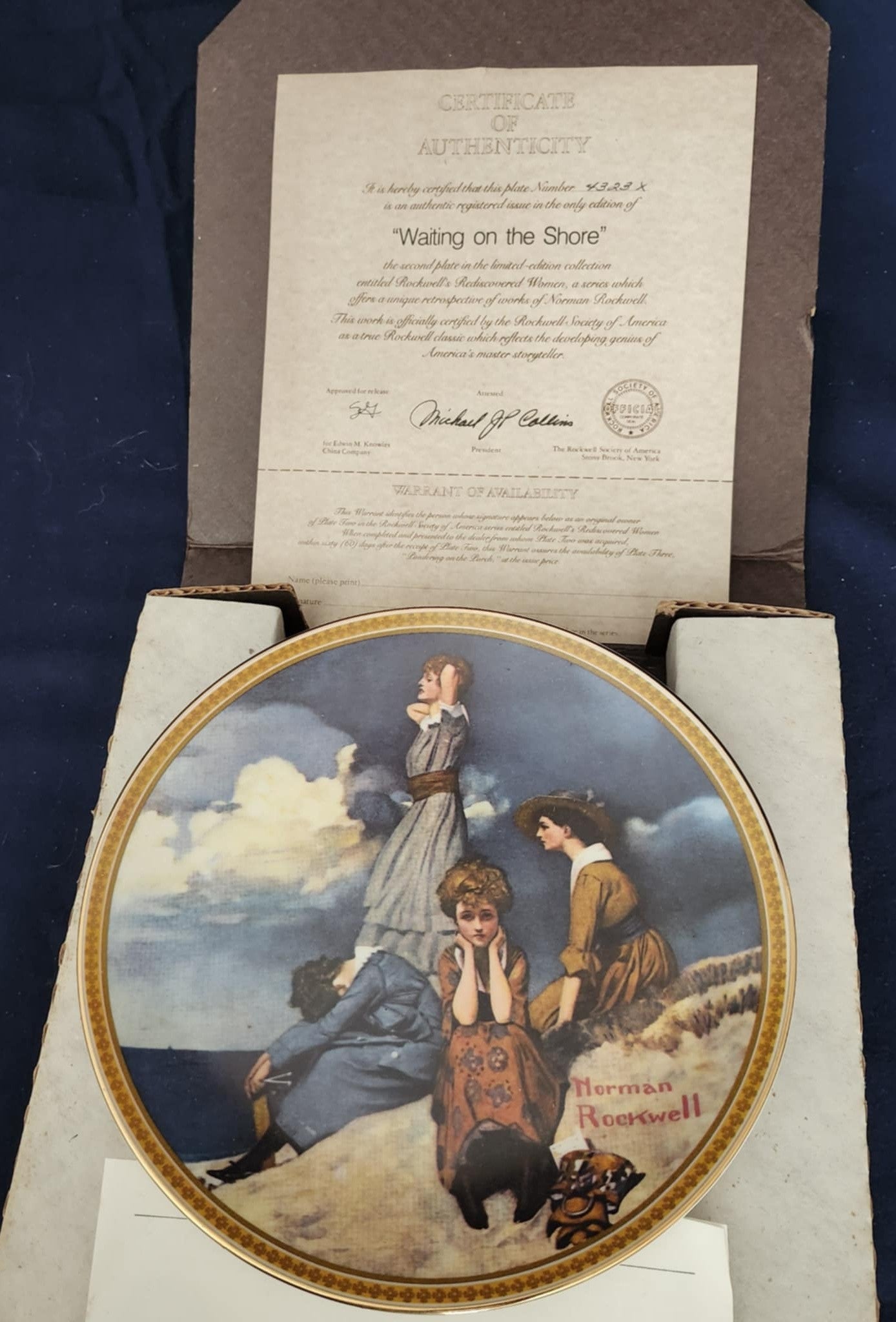 VINTAGE Norman Rockwell Collector Plate