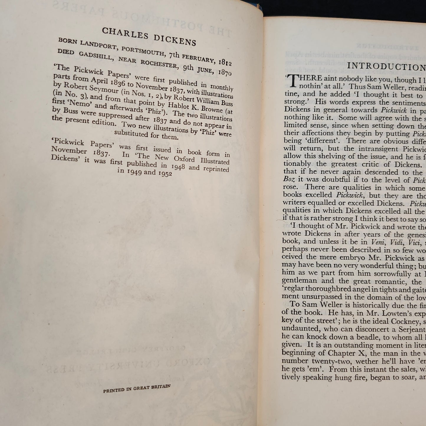 THE PICKWICK PAPERS