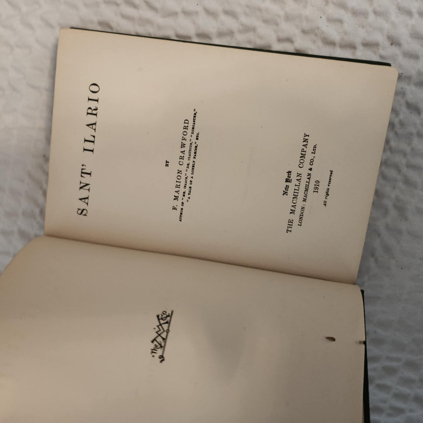 F MARION CRAWFORD book set