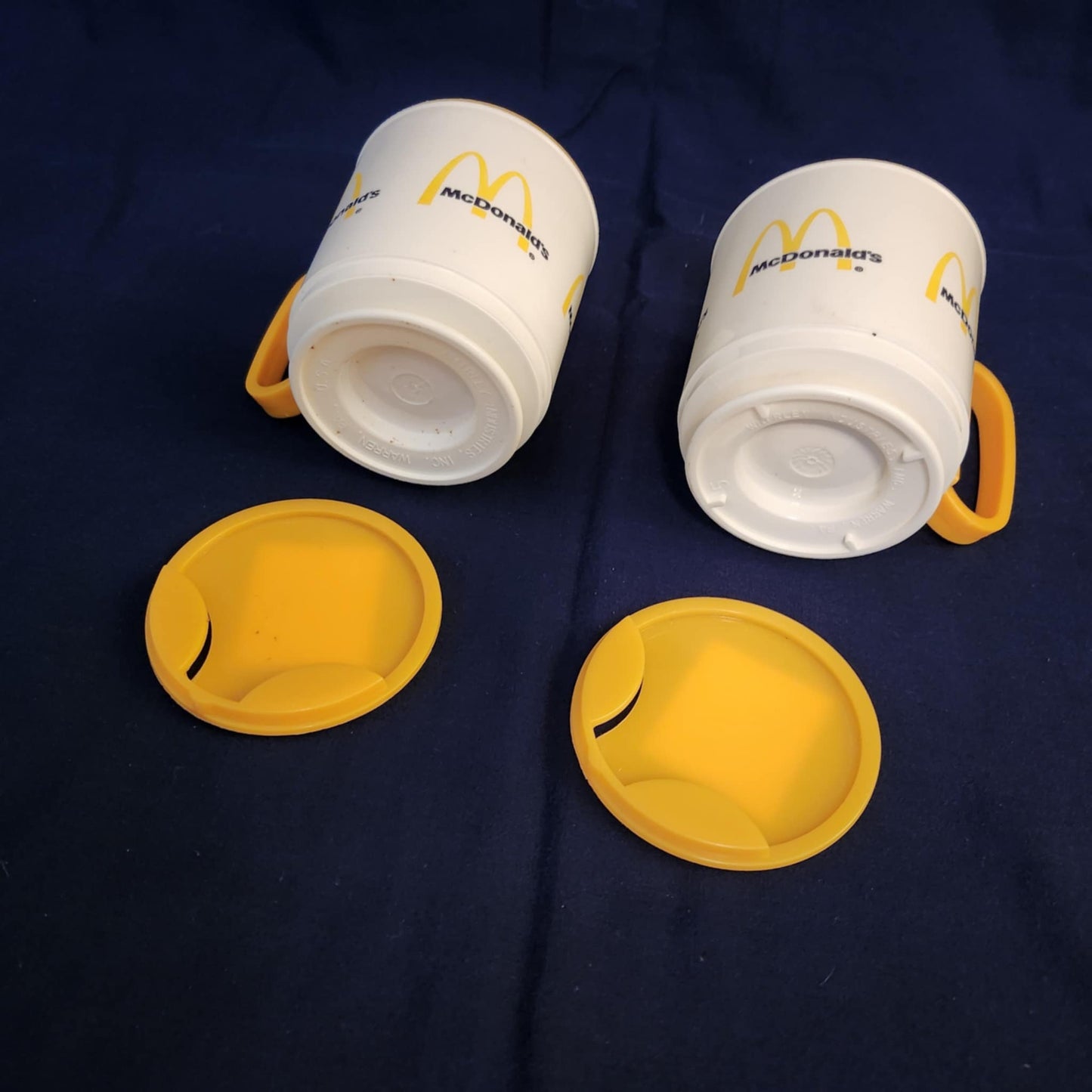 McDonald's Travel Mugs with coasters