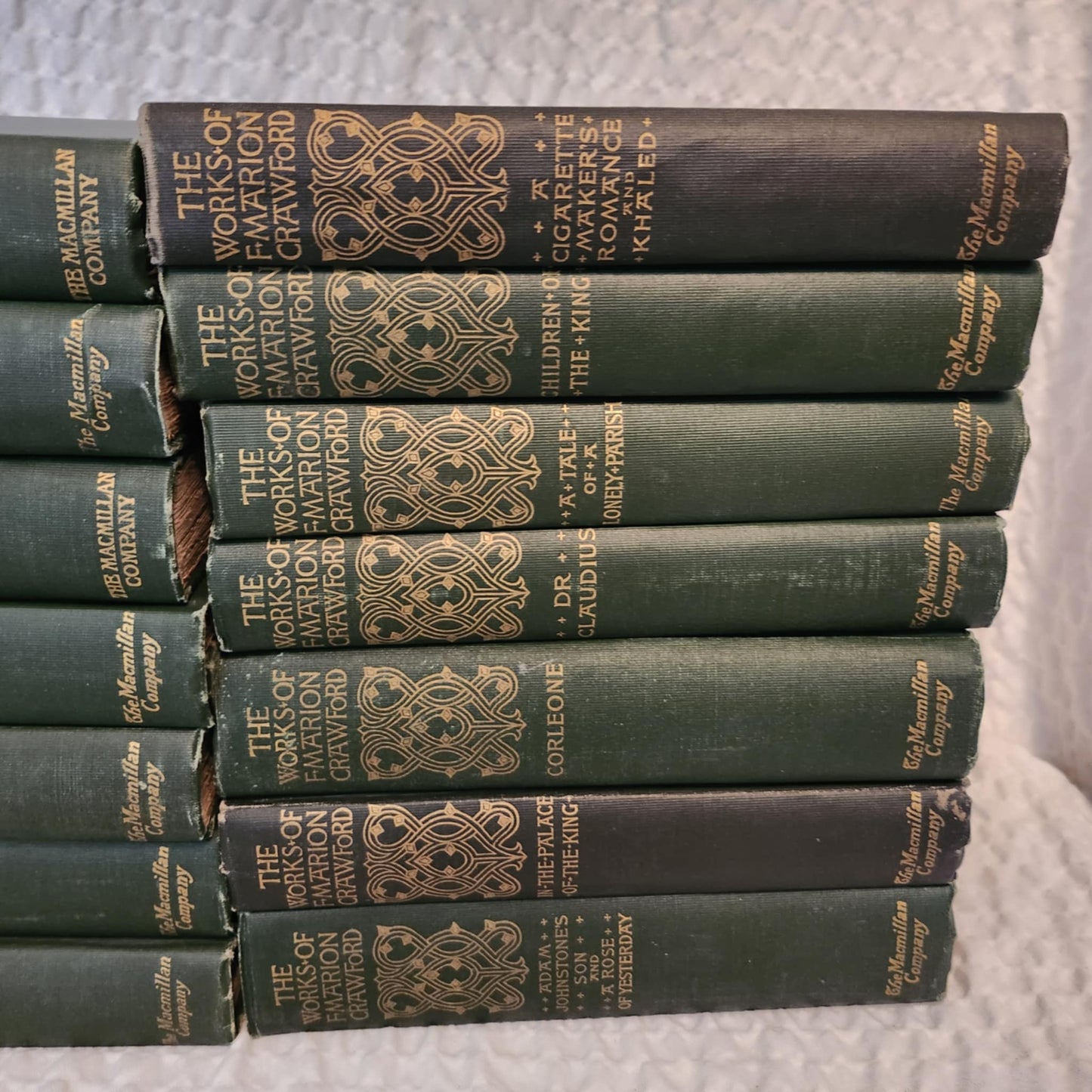 F MARION CRAWFORD book set