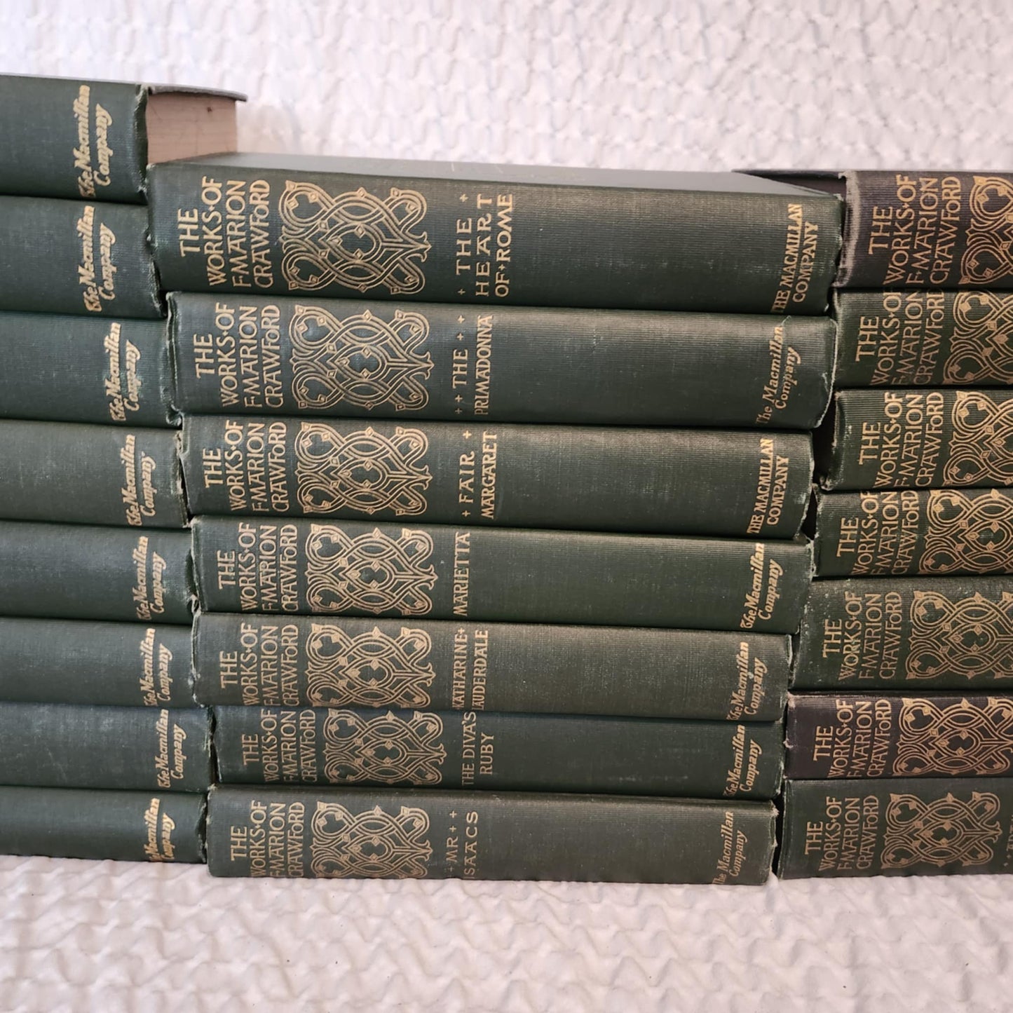 F MARION CRAWFORD book set