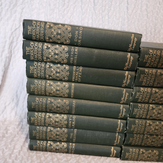 F MARION CRAWFORD book set