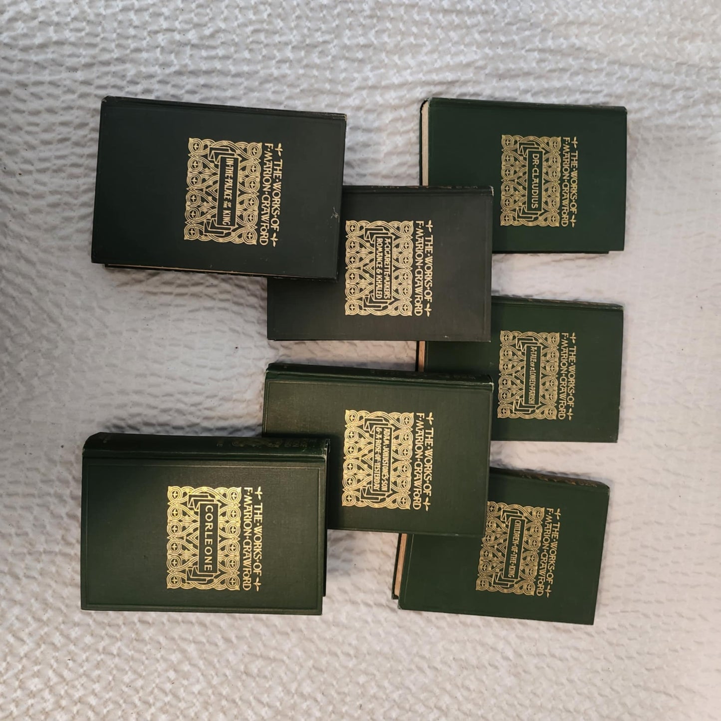 F MARION CRAWFORD book set