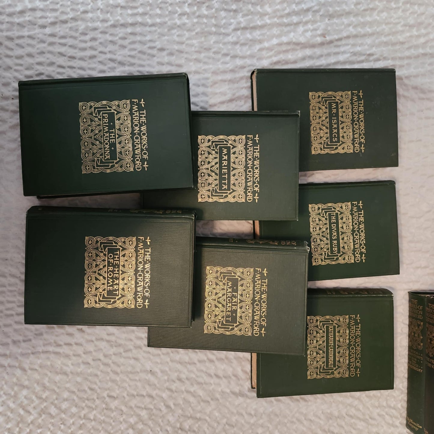 F MARION CRAWFORD book set