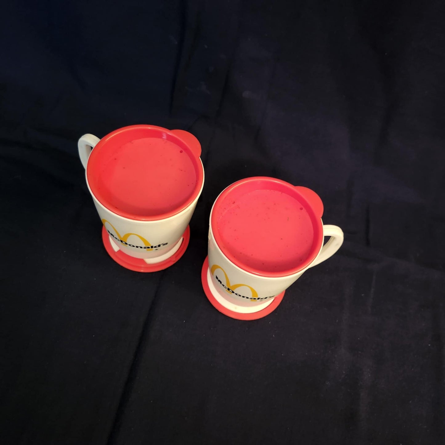 McDonald's Travel Mugs with coasters